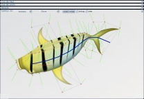 Fish editor - 3D view of a Gnathanodon
