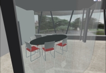 Modèle en 3D de la salle de réunion